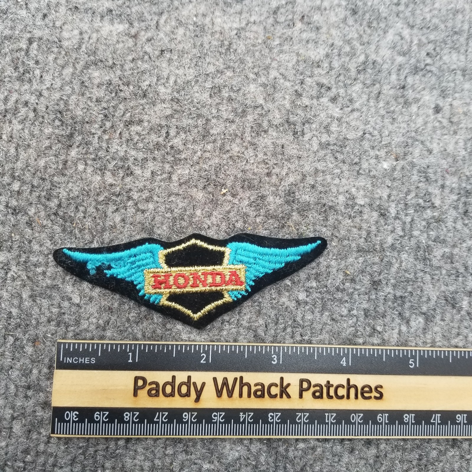 Vintage Honda Wings Patch 70s 80s Motorcycle Racing Missing Threads E1