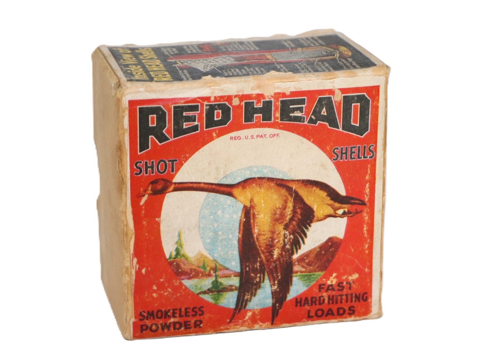 Red Head by Montgomery Ward 20 Gauge 2-Pc Shot Shell Box - Empty Red Head by Montgomery Ward 20 Gauge 2-Pc Shot Shell Box - Empty