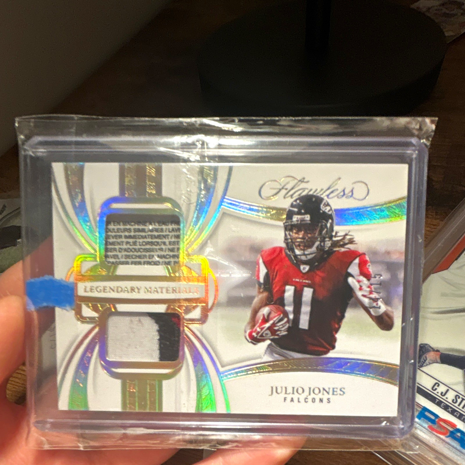 2025 Panini Flawless Football Julio Jones Legendary Materials Patch LM-JJS /15