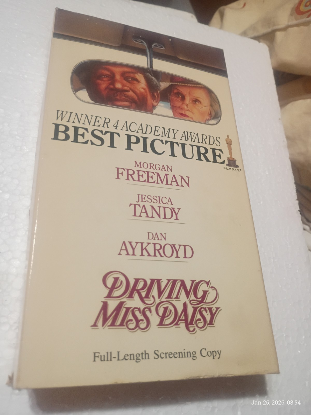 Driving Miss Daisy – VHS Screener Played Once – Rare Promo Copy
