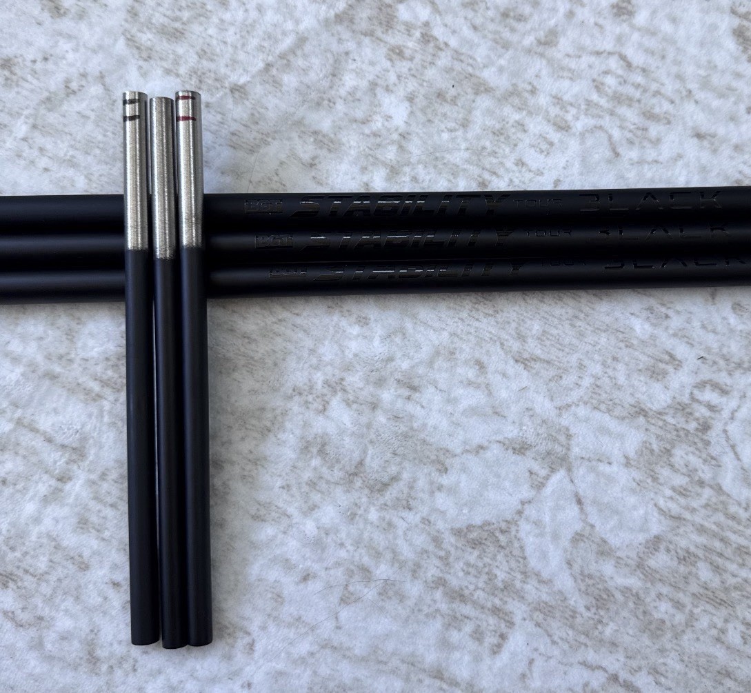 NEW BGT TOUR STABILITY SHAFT BLACK Choice Tip Sizes 355 370 390 Included DEMO NEW BGT TOUR STABILITY SHAFT BLACK Choice Tip Sizes 355 370 390 Included DEMO