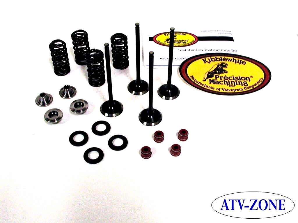 KibbleWhite Intake and Exhaust Valves w/ Spring Kit and Seals CRF 450R 2002-2006 KibbleWhite Intake and Exhaust Valves w/ Spring Kit and Seals CRF 450R 2002-2006