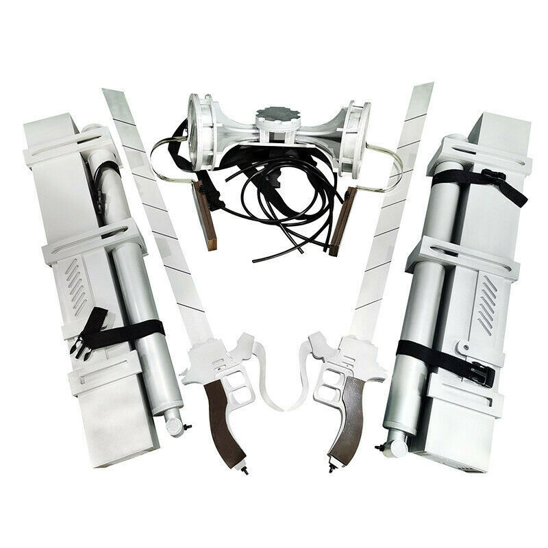 Attack on Titan 3D Maneuver Gear Sets Wearable with PVC Blade DIY Cosplay Props Attack on Titan 3D Maneuver Gear Sets Wearable with PVC Blade DIY Cosplay Props
