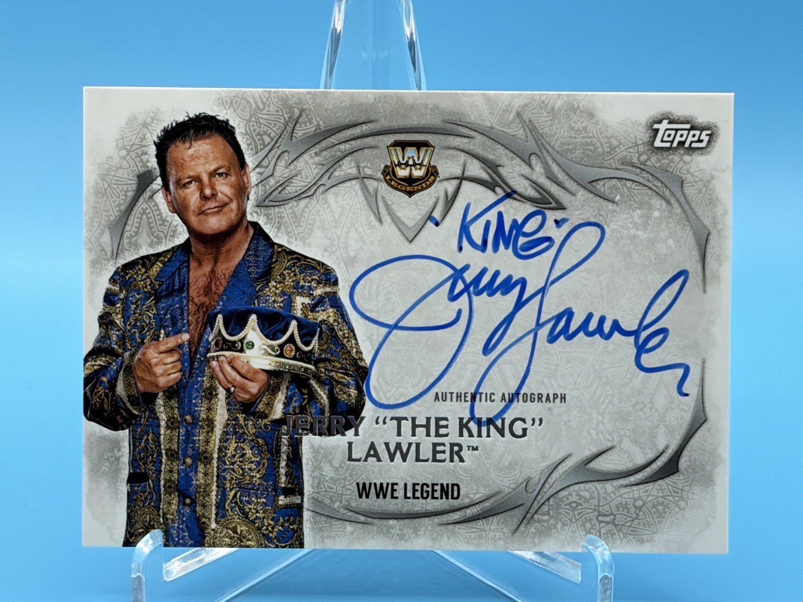 2015 Topps WWE Undisputed Jerry The King Lawler Autograph Card UA-JL 2015 Topps WWE Undisputed Jerry The King Lawler Autograph Card UA-JL