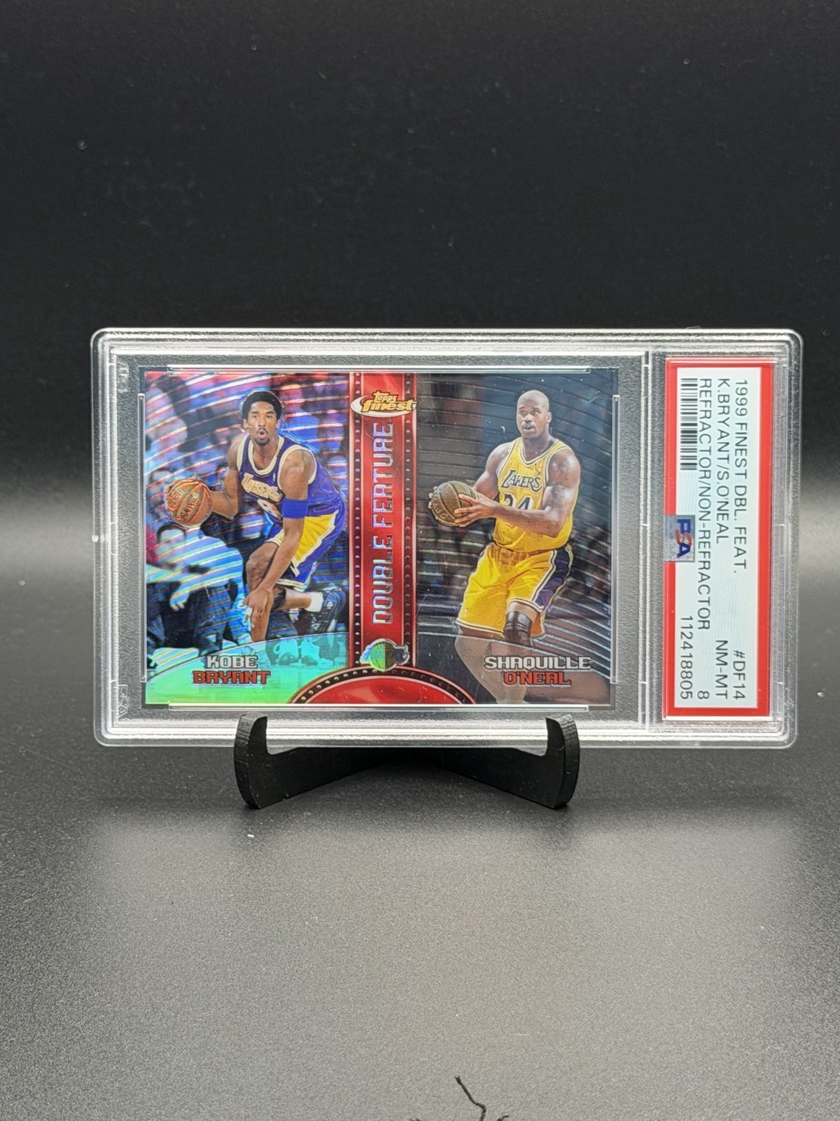 1999-00 Topps Finest - Double Feature Kobe Bryant, Shaquille O\'Neal #DF14... 1999-00 Topps Finest - Double Feature Kobe Bryant, Shaquille O\'Neal #DF14...