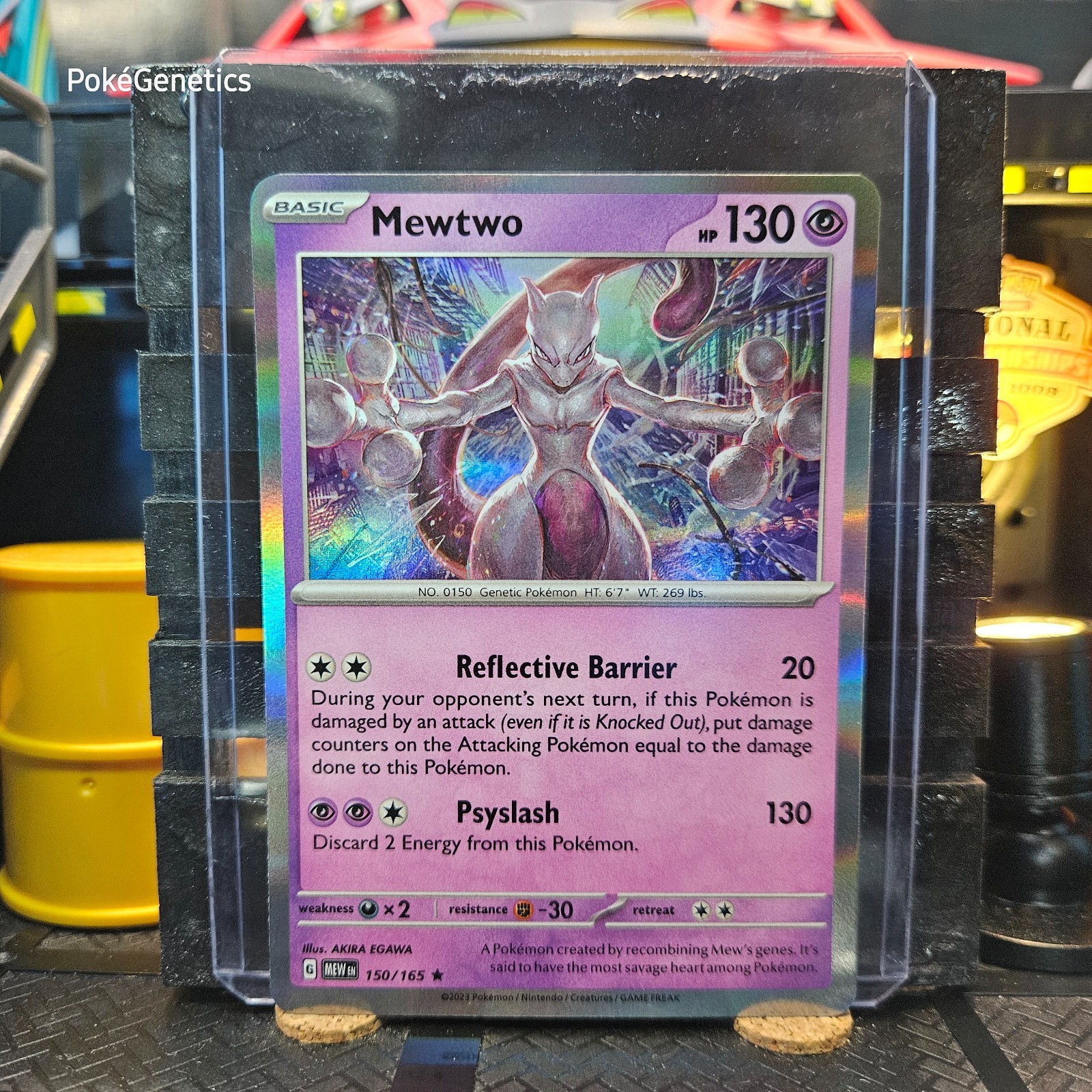 Mewtwo 151 Holo Pokémon TCG 150/165 Scarlet & Violet Rare