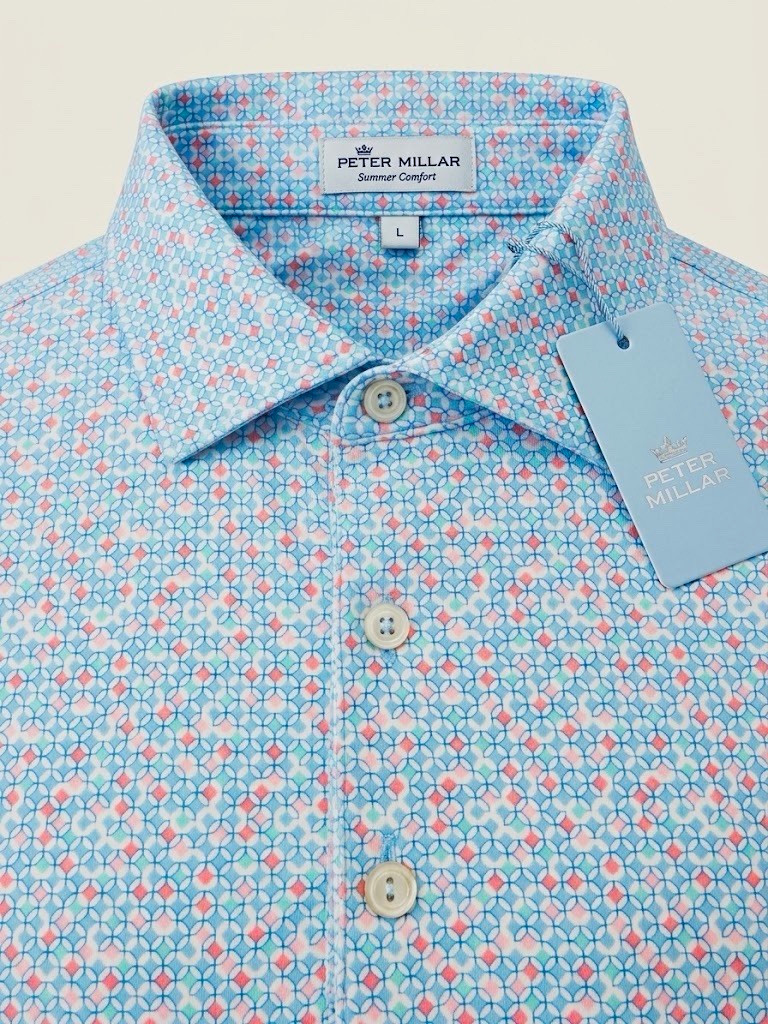 Peter Millar Summer Comfort Men’s L Polo Shirt