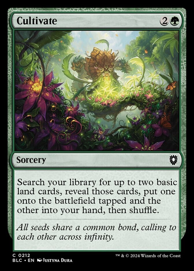 Cultivate 0212 Non Foil Common Bloomburrow Commander MTG NM