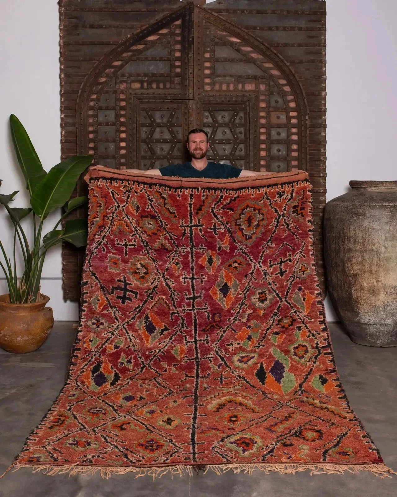 Vintage Moroccan Berber Rug 8x10