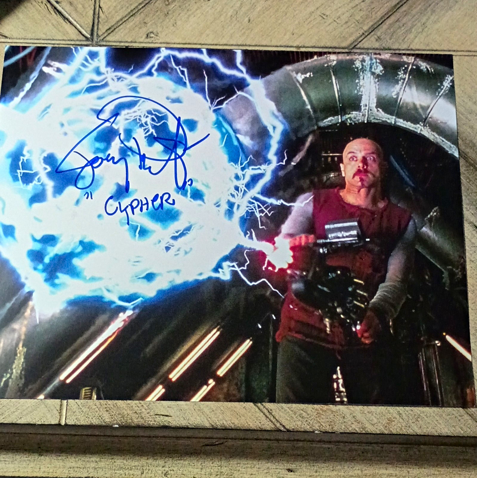 Joe Pantoliano as Cypher From The Matrix Original 8x10 Autographed Photo