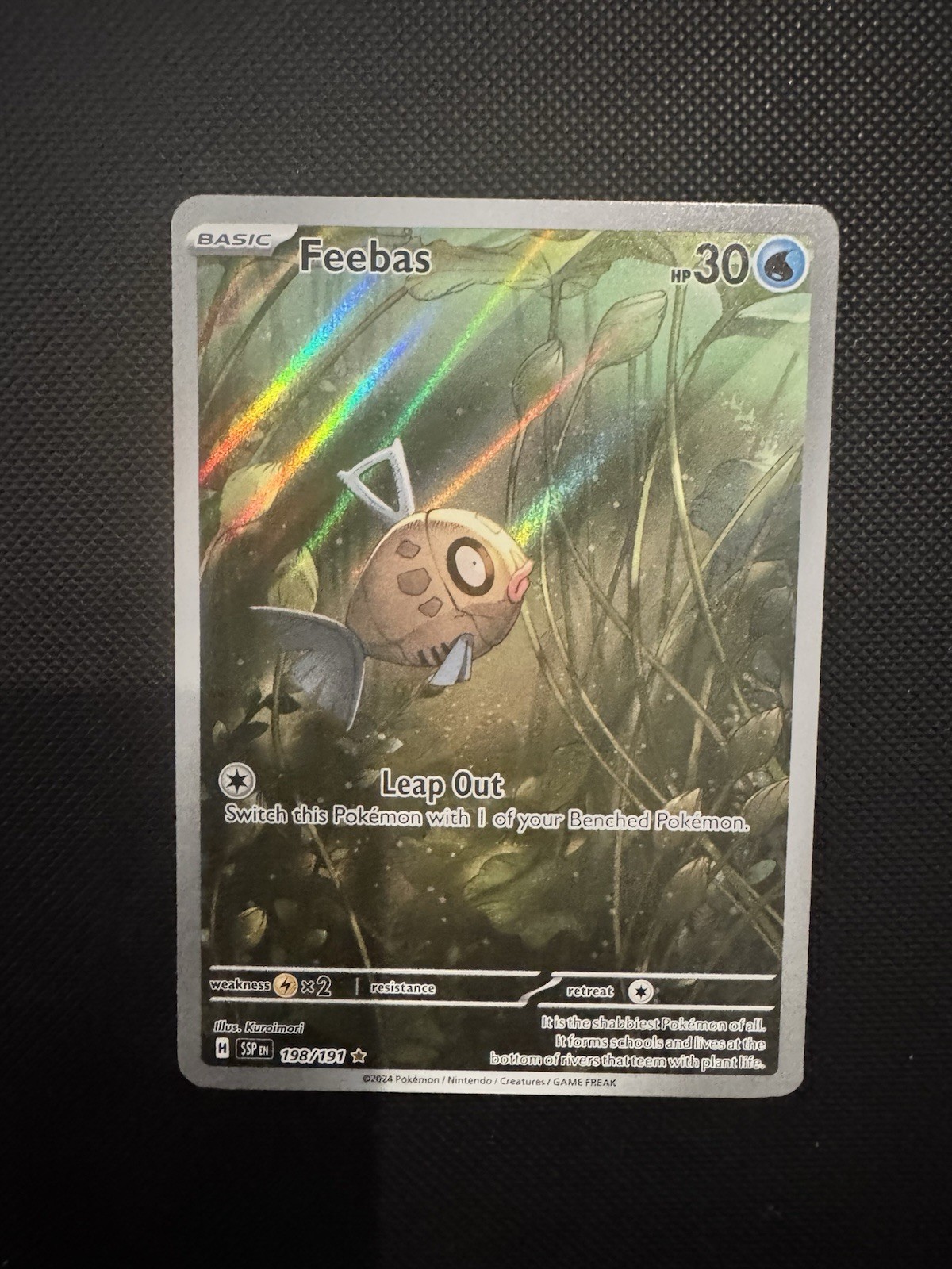 Feebas 198/191 Sv08: Surging Sparks Holo