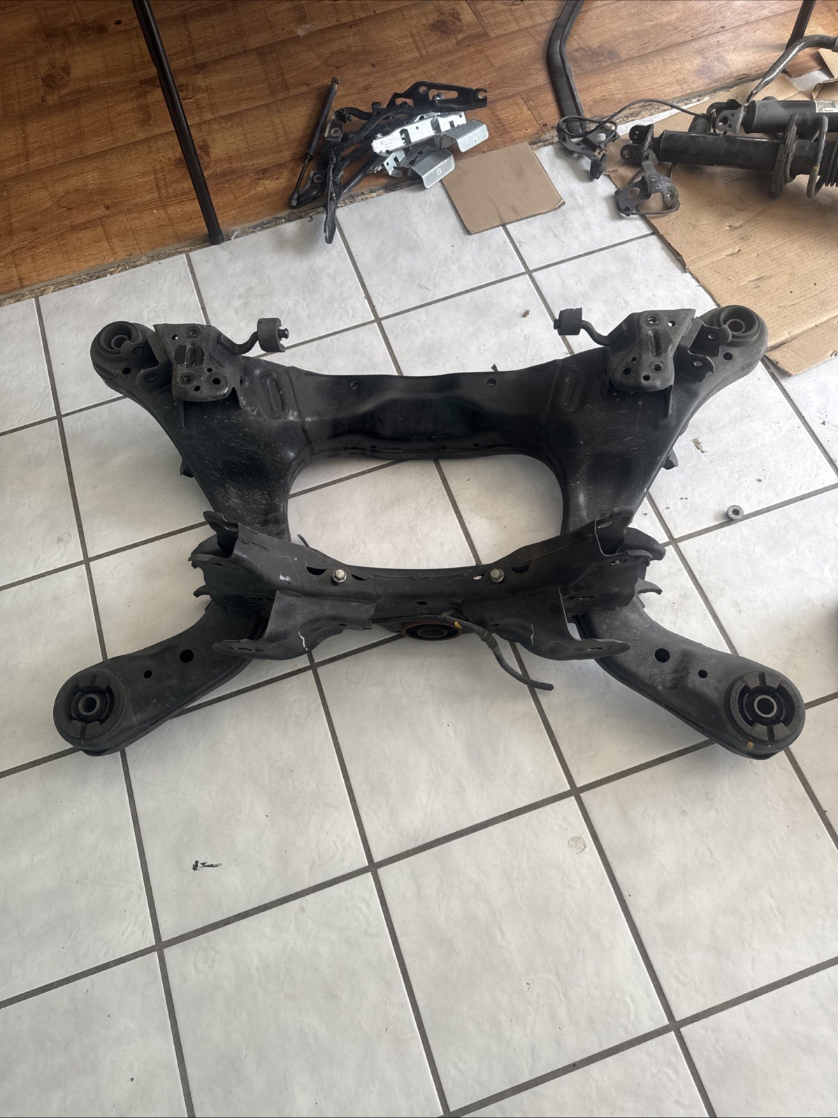 14-20 INFINITI Q50 & 16-20 Q60 REAR SUBFRAME CROSSMEMBER K FRAME W/ BRACKETS 315 14-20 INFINITI Q50 & 16-20 Q60 REAR SUBFRAME CROSSMEMBER K FRAME W/ BRACKETS 315