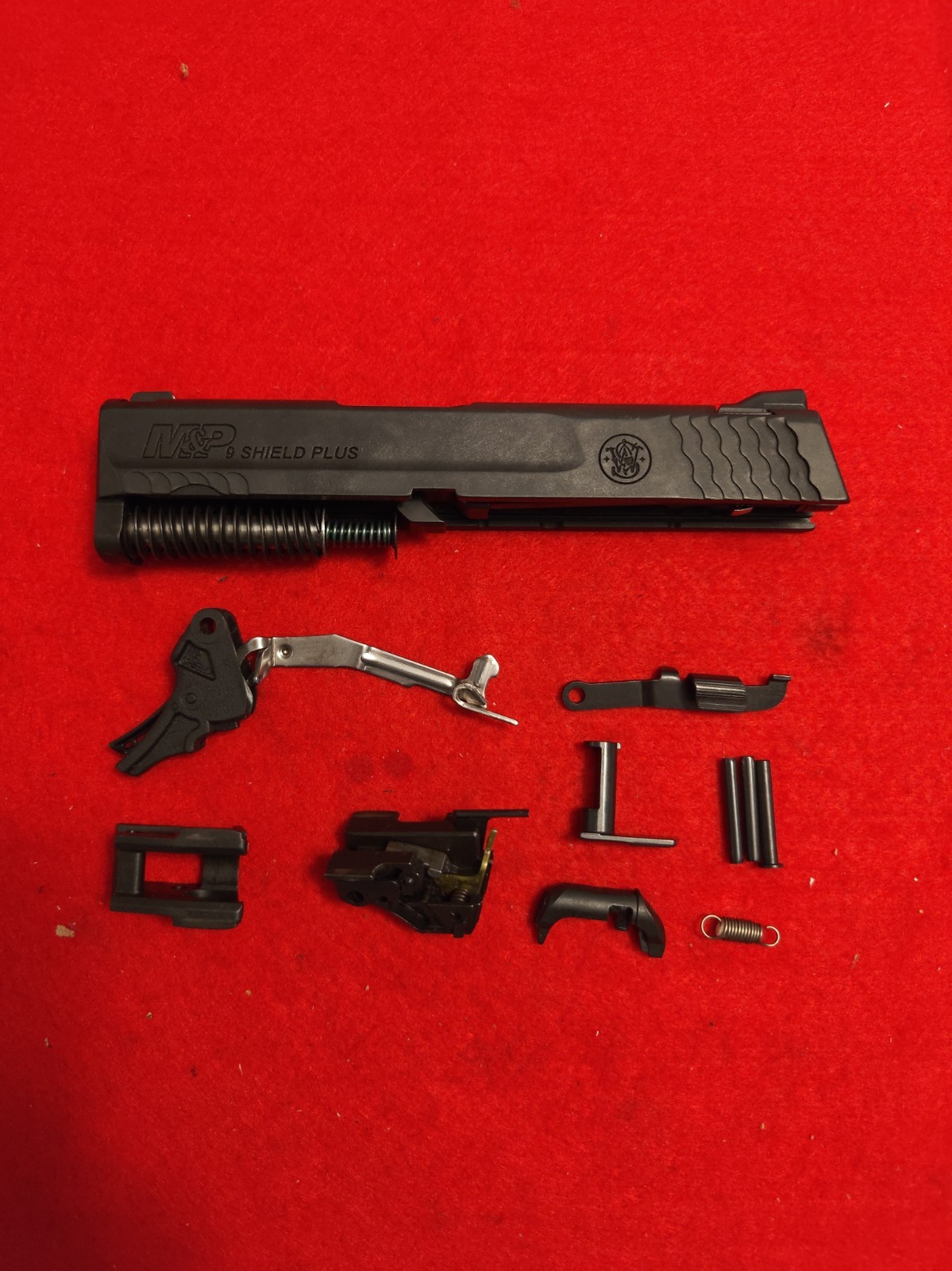 S&W M&P 9 Shield Plus Complete Slide Assembly And Lower Parts Kit. 9mm