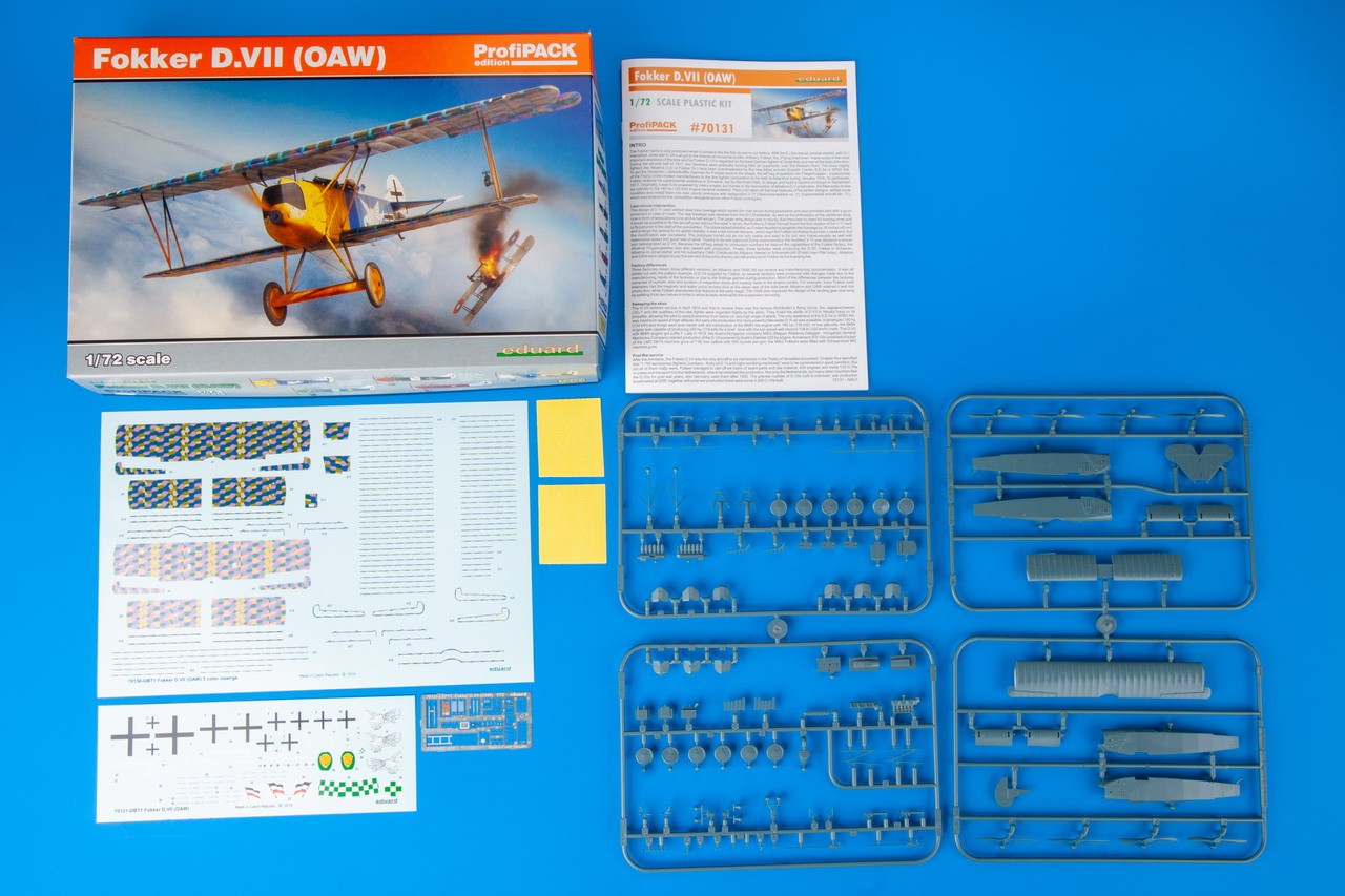 Eduard 1/72 Fokker D.VII (OAW) 70131 ProfiPack Eduard 1/72 Fokker D.VII (OAW) 70131 ProfiPack