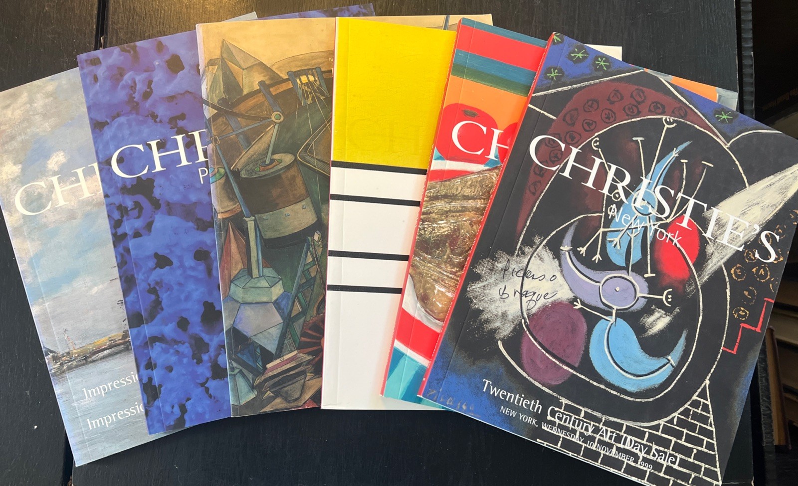 Christie\'s Auction Catalogs Lot of 6 New York & London Art Modern Connoisseur