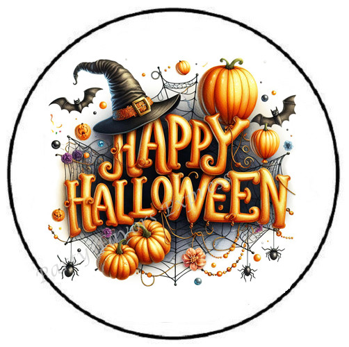 HAPPY HALLOWEEN ENVELOPE SEALS LABELS STICKERS PARTY FAVORS