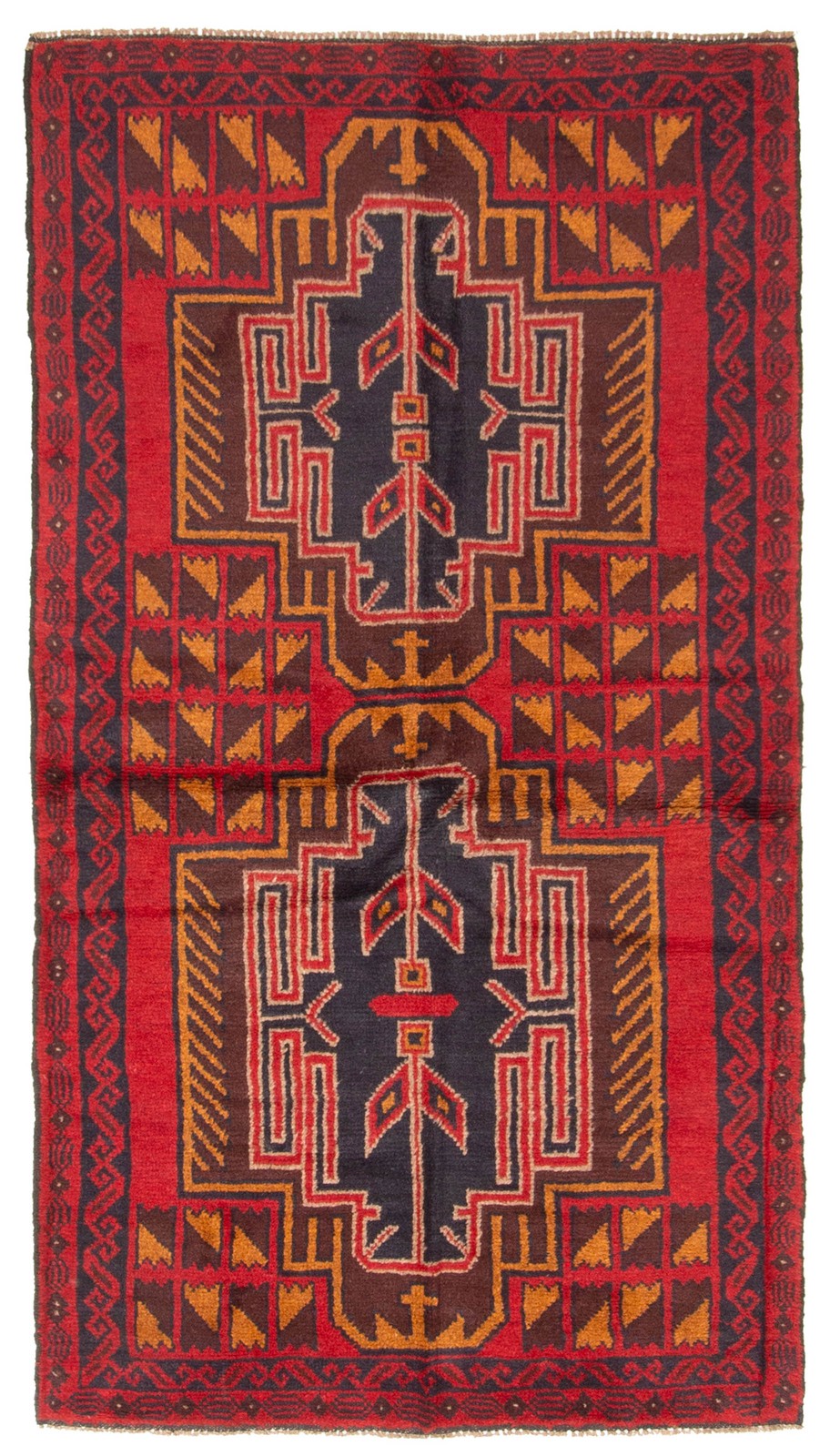 Traditional Vintage Hand-Knotted Area Rug 3\'4\