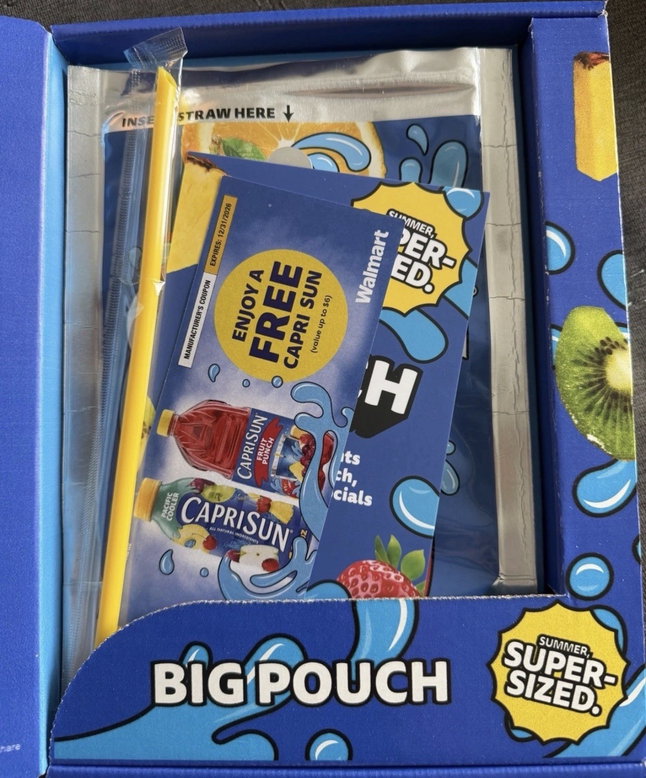 NEW LIMITED 2026 SOLD OUT Capri Sun Big Pouch ~ ✅🚚 - Ships Fast NEW LIMITED 2026 SOLD OUT Capri Sun Big Pouch ~ ✅🚚 - Ships Fast