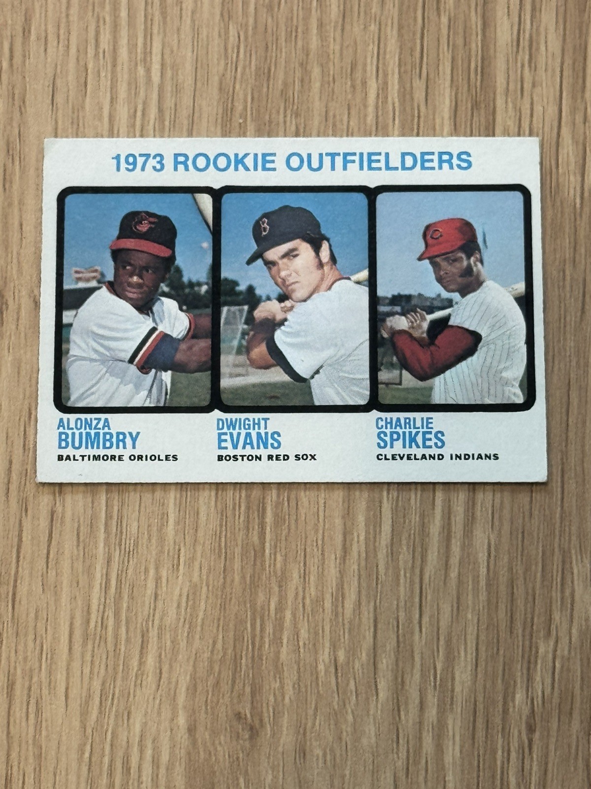 1973 Topps - High Number Dwight Evans, Al Bumbry, Charlie Spikes #614 (RC)