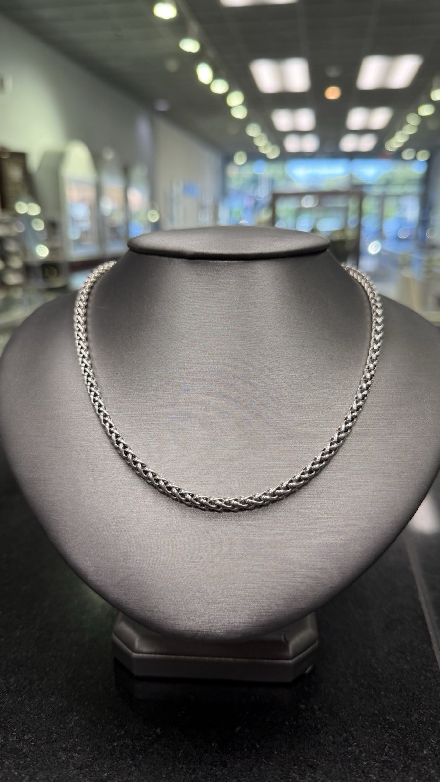 David Yurman 4mm Wheat Chain Necklace Sterling Silver 925 | Pre-Owned