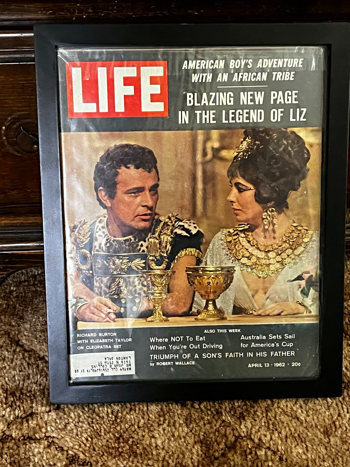 Life Magazine April 1962 Illustrated Issue - Elizabeth Taylor, Burton, Cleopatra