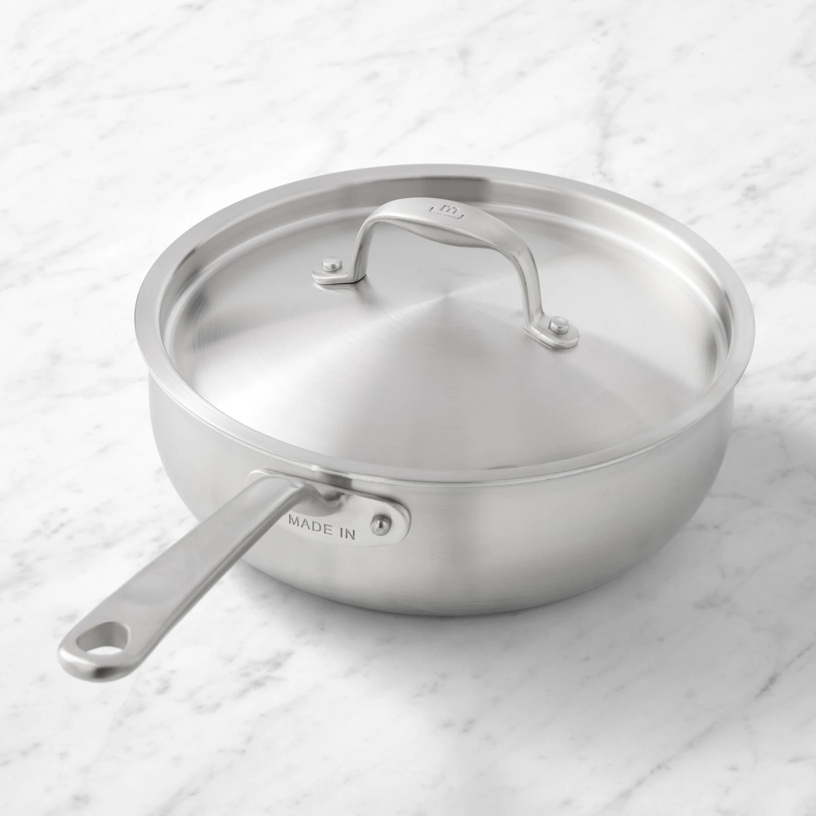 Made In Stainless-Steel Saucier, 3-Qt. Made In Stainless-Steel Saucier, 3-Qt.