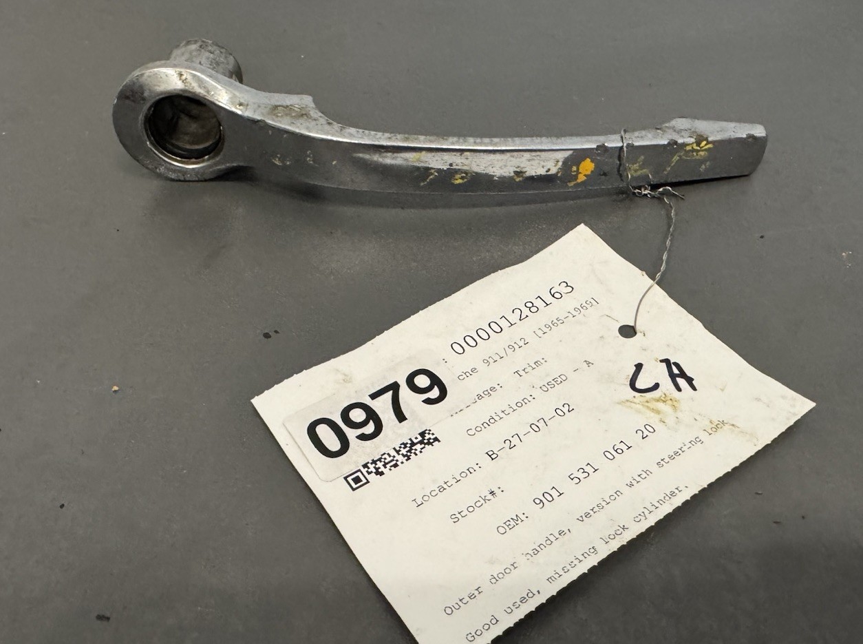 ORIGINAL  1965-67 PORSCHE 911 912 OUTER CHROME DOOR HANDLE