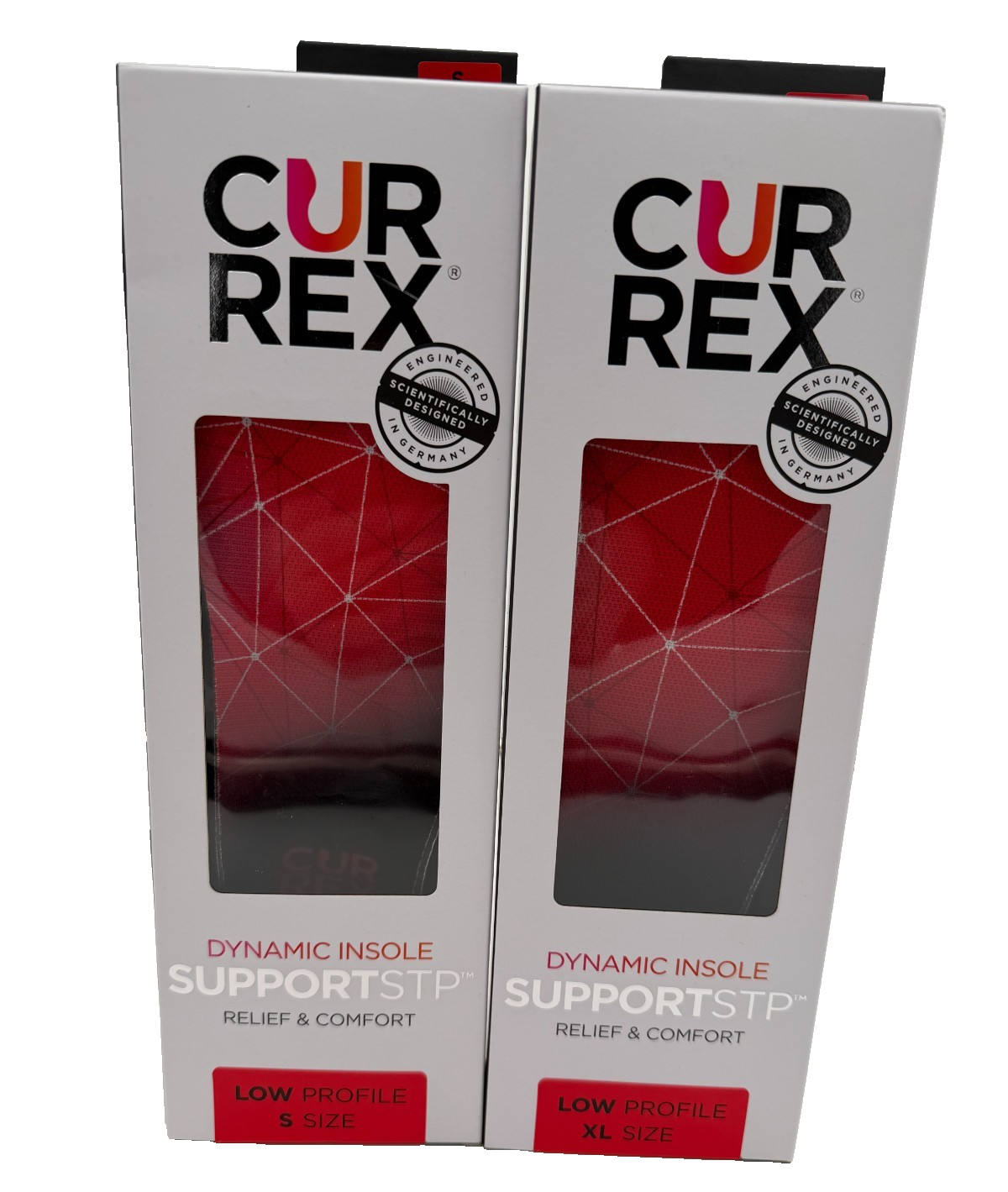 NEW Currex SupportSTP Insoles Low Profile Size S & XL