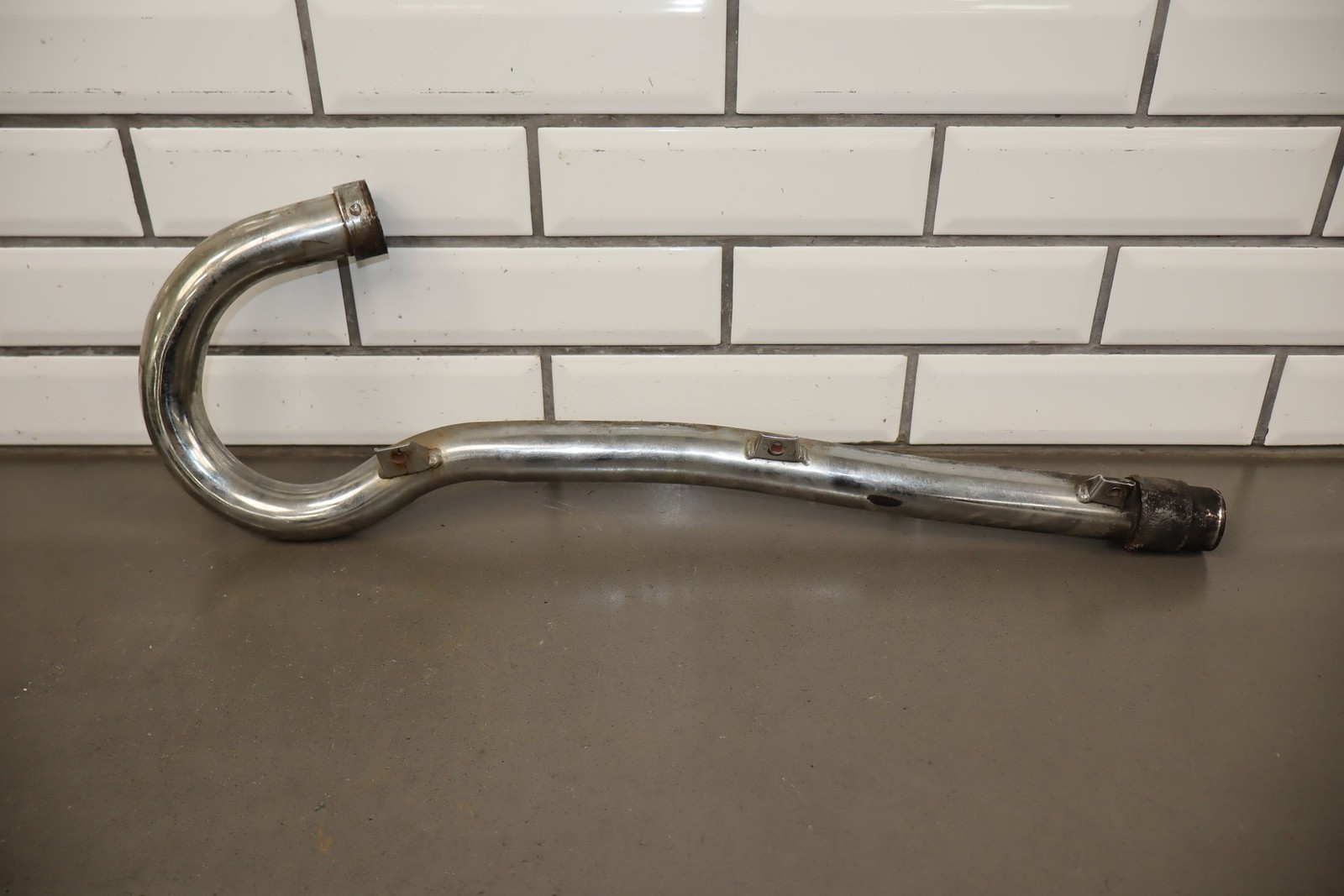 1971 Honda CL350 Scrambler Left Exhaust Header Pipe OEM 18420-318-000 LH Genuine