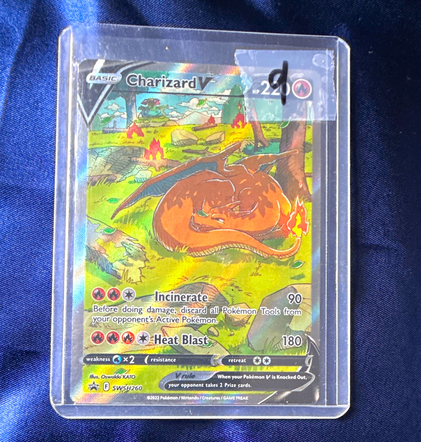 Pokémon TCG Charizard V Promo Holo Card SWSH260 SWSH Promo Set Age 6+ Pokémon TCG Charizard V Promo Holo Card SWSH260 SWSH Promo Set Age 6+