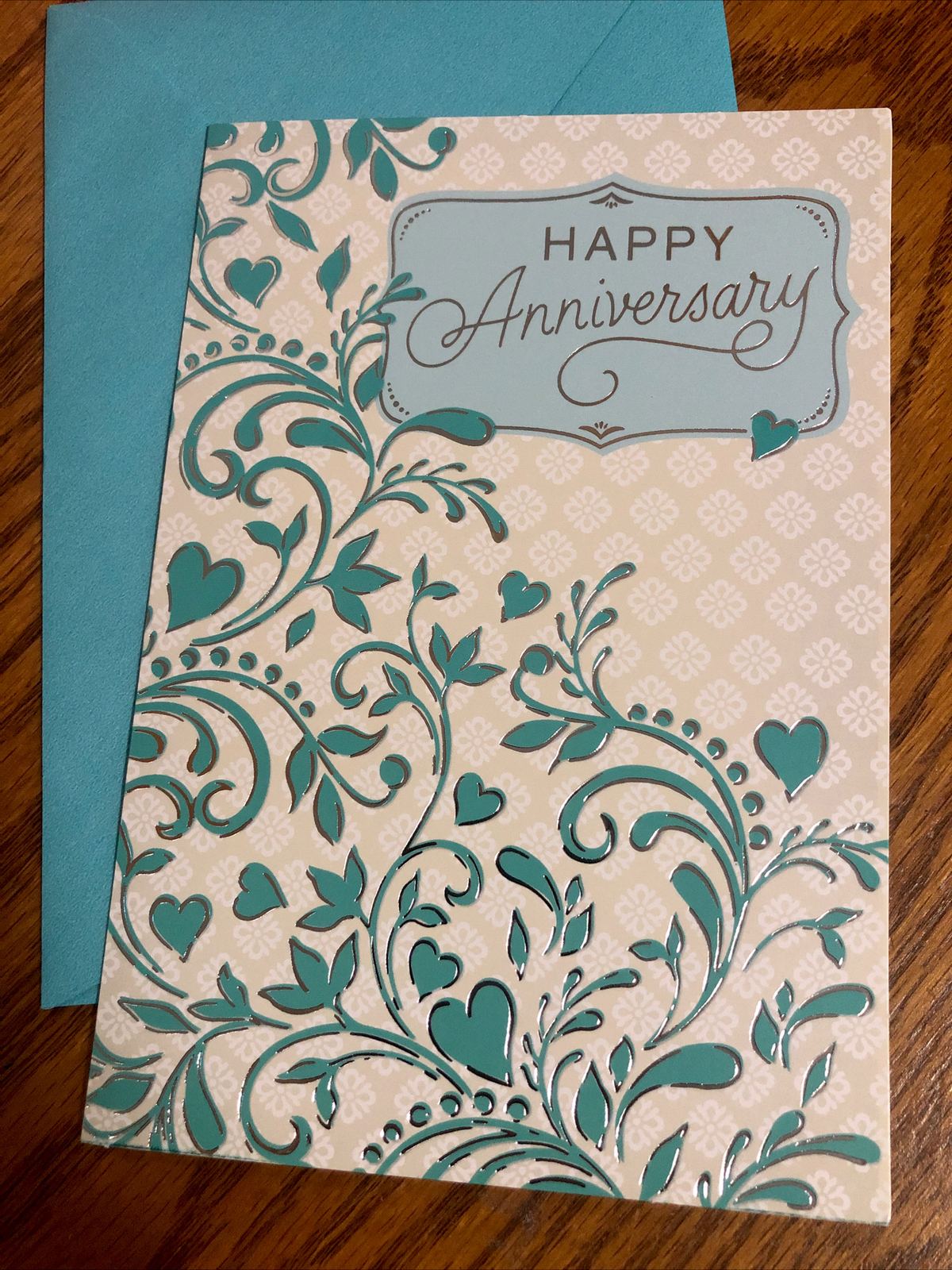 Happy Anniversary Celebrating The Beautiful Memories 5x7” Hallmark Greeting Card