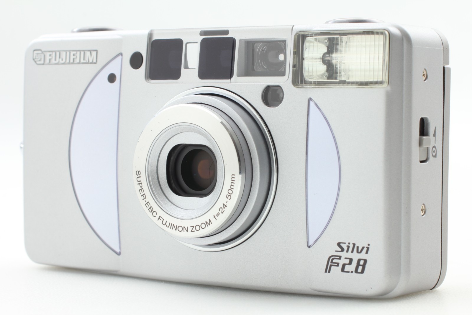 All works 【TOP MINT】 Fujifilm Fuji Silvi F2.8 Silver 35mm Film Camera JAPAN