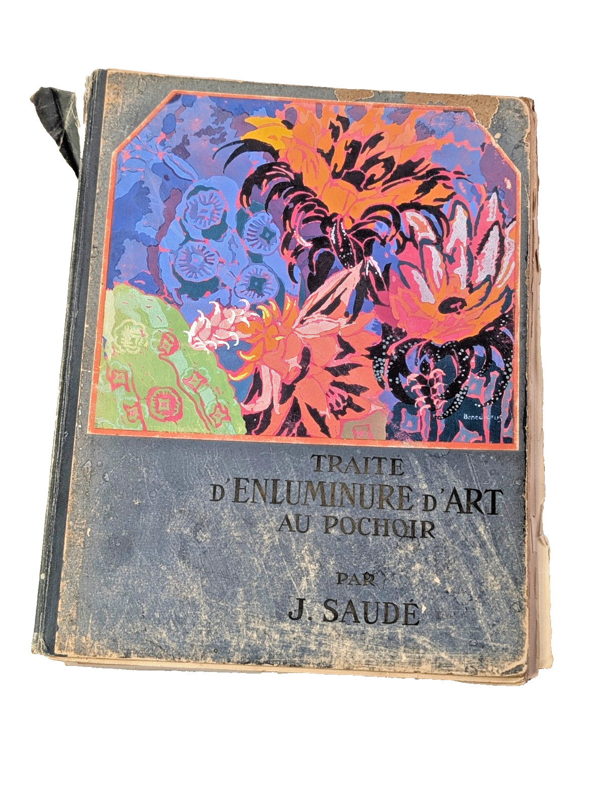 *RARE* 1925 Jean Saude Traite D\'Enluminure D\'Art Au Pochoir 1st Edition