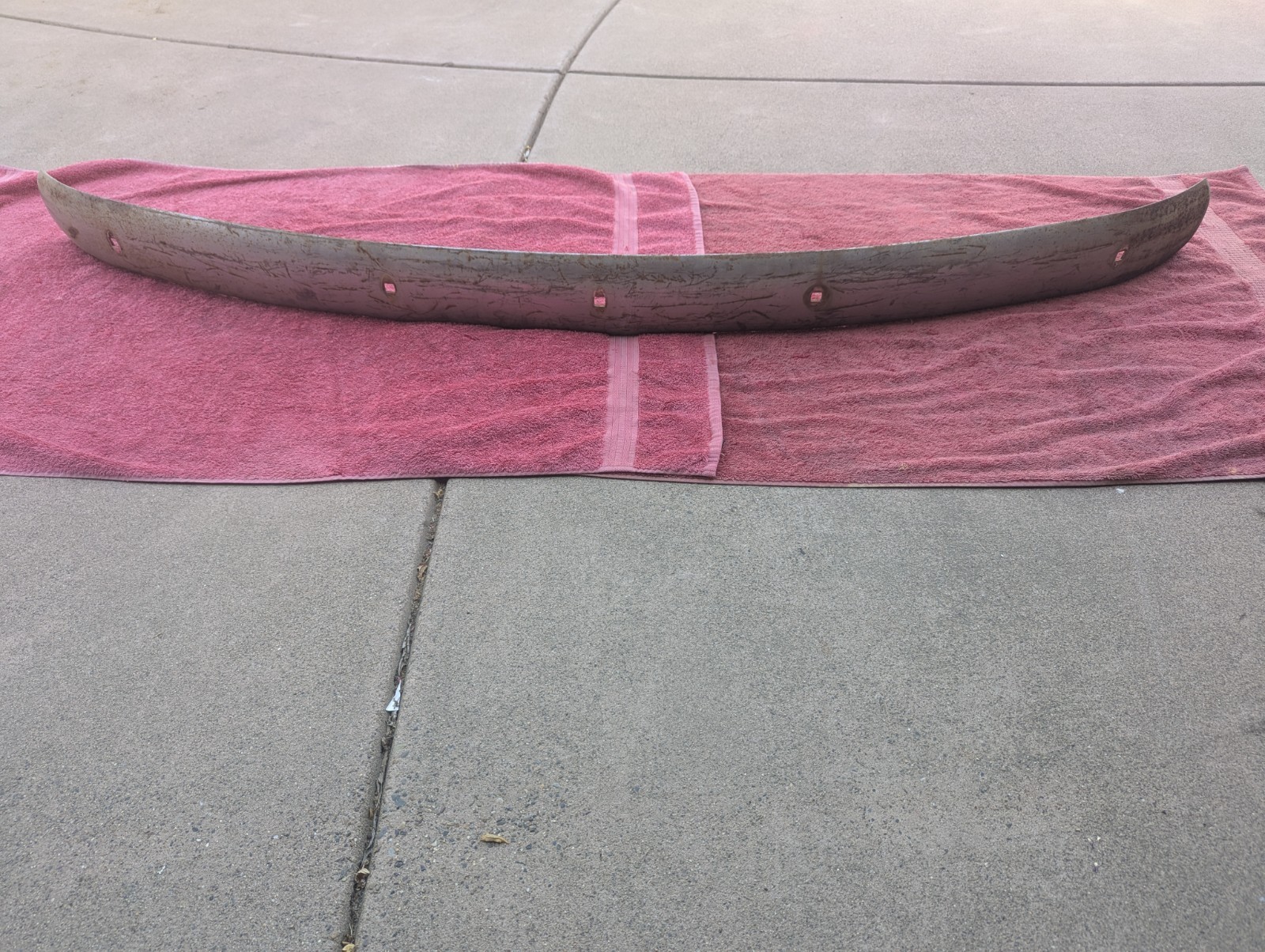 1941 1946 CHEVY GMC PICKUP TRUCK 1/2 TON FRONT OR REAR BUMPER CHROME ORIGINAL