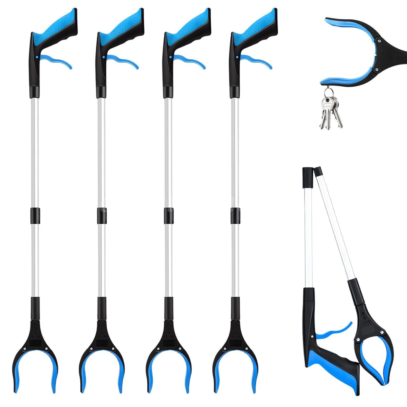 4 Pack 36 Inch Foldable Grabber Reacher Tool