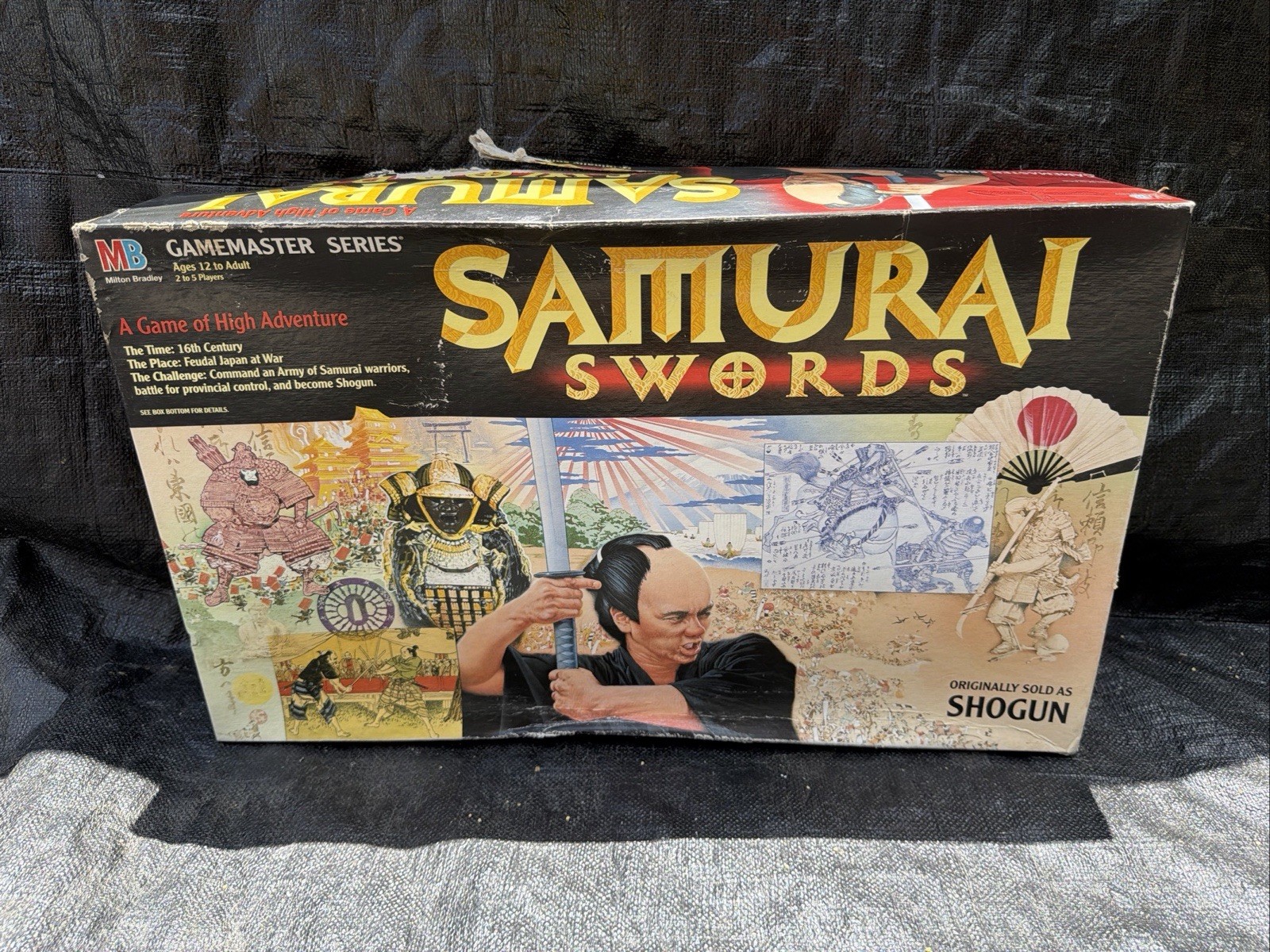 SAMURAI SWORDS Milton Bradley Board Game 4720 Sealed Parts Open Box SAMURAI SWORDS Milton Bradley Board Game 4720 Sealed Parts Open Box