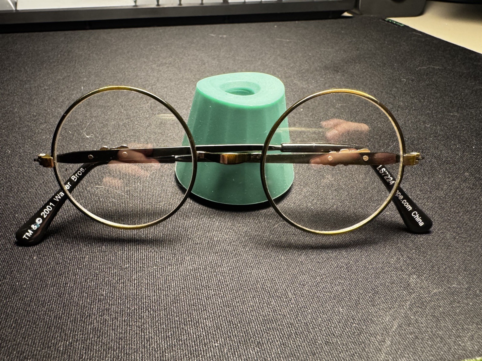 Vintage 2001 Harry Potter Warner Bros Round Glasses Metal Spectacles LS-224