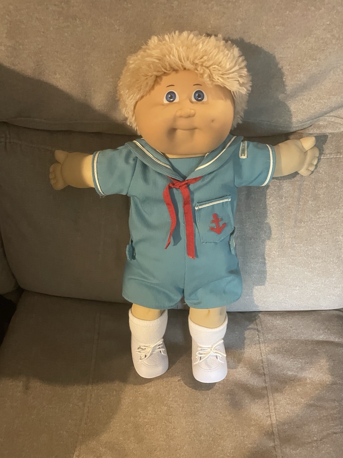Cabbage Patch Kids Jesmar Doll In Rare Sailor Suit Clothes HTF Cabbage Patch Kids Jesmar Doll In Rare Sailor Suit Clothes HTF