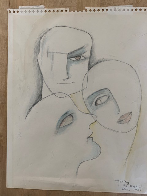 Beatrice Wood Original Sketch, \ Beatrice Wood Original Sketch, \