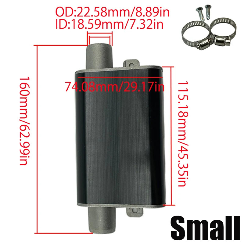 Upgraded 24mm Exhaust Pipe Silencer Muffler For Car Air Diesel Parking Heater