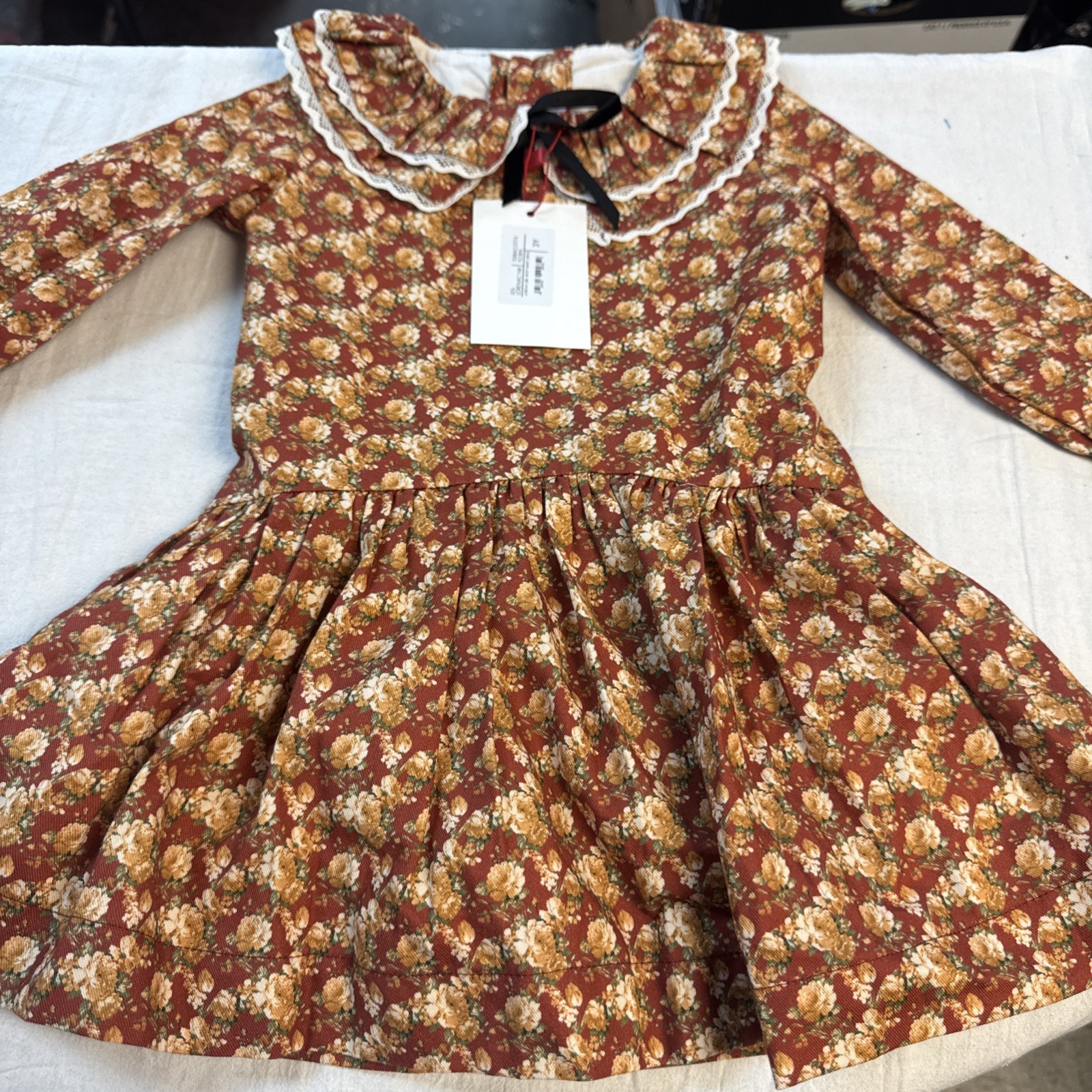 La Coqueta Lorena Girl Drop Waist Dress Size 3Y🧩 La Coqueta Lorena Girl Drop Waist Dress Size 3Y🧩