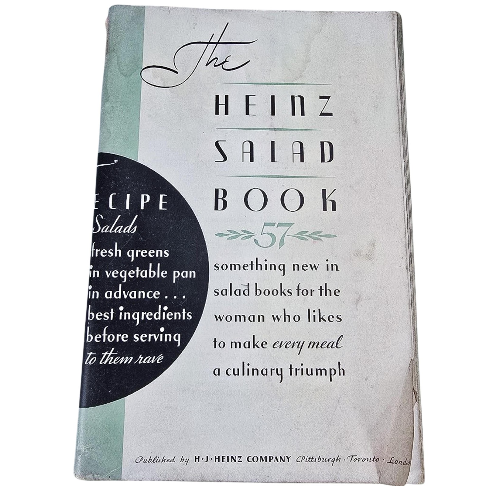 Vintage Heinz Salad Book 57 Josephine Gibson Cookbook Booklet Advertising 1930s Vintage Heinz Salad Book 57 Josephine Gibson Cookbook Booklet Advertising 1930s
