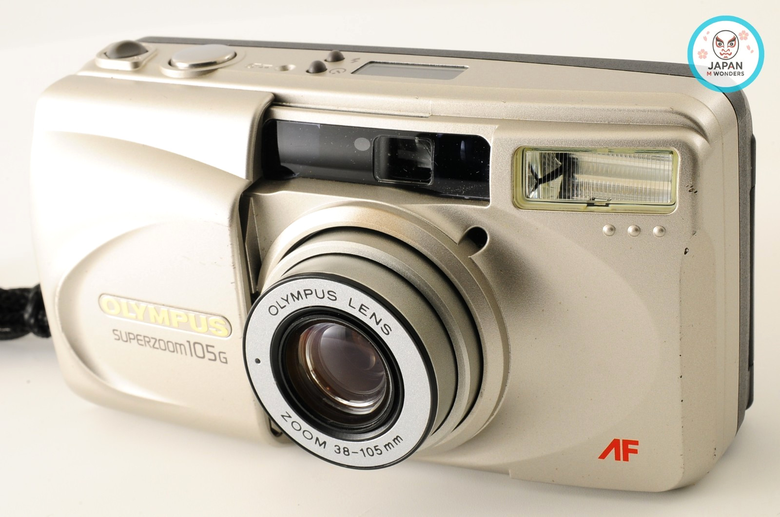 [Excellent] Olympus Super zoom 105G Point & Shoot 35mm Film Camera JAPAN #0275