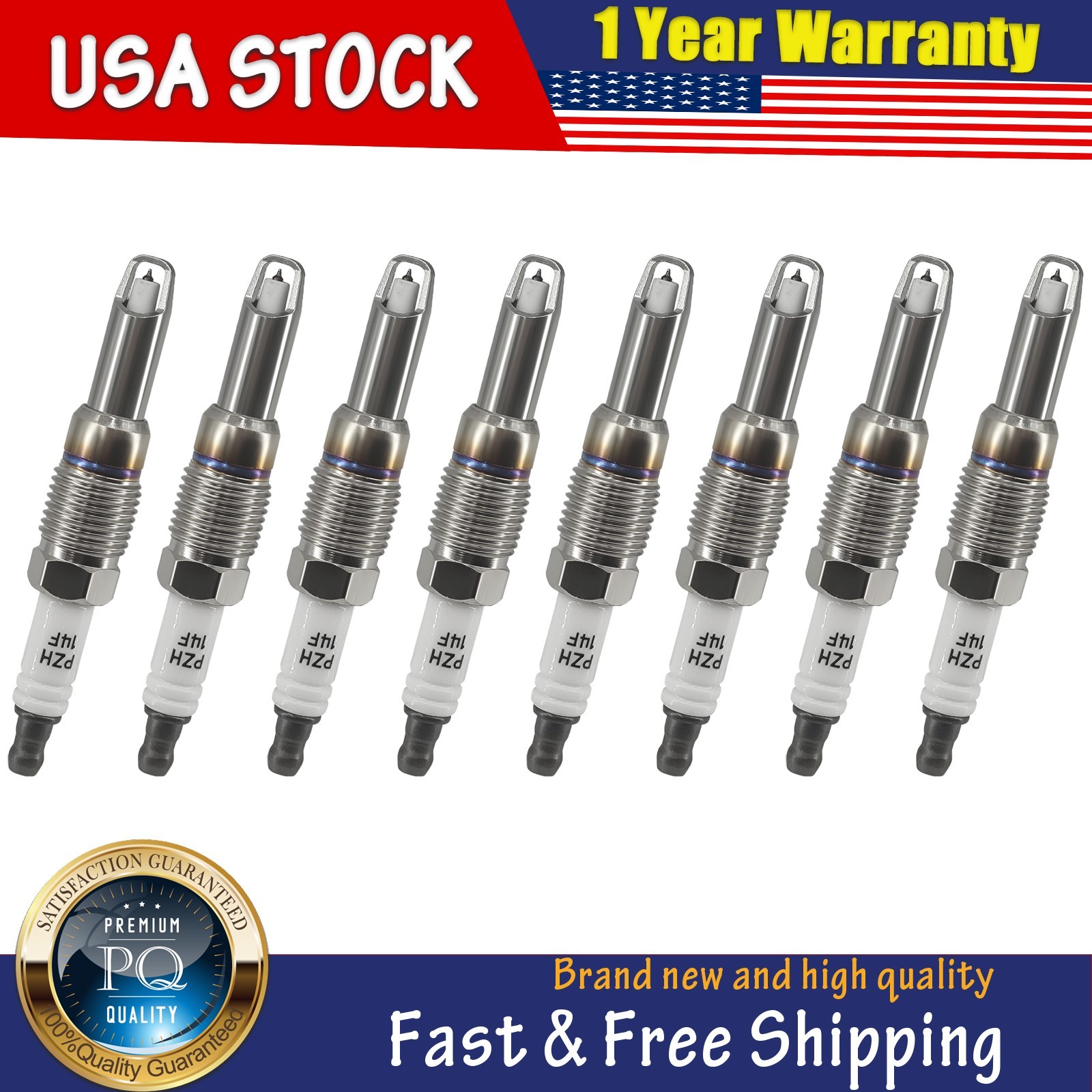 8PCS Spark Plugs bujia for Ford Mustang 4.6L V8 2007-2008 SP-515