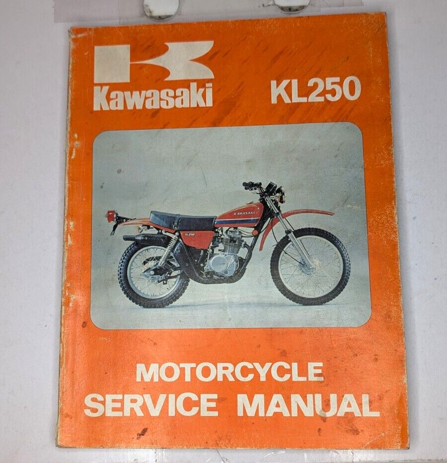 Kawasaki Motorcycle Service Manual KL250 99924-1002-01