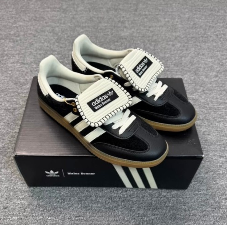 Black WALES BONNER x adidas originals Samba Pony Tonal For US Men's Shoes Black WALES BONNER x adidas originals Samba Pony Tonal For US Men's Shoes