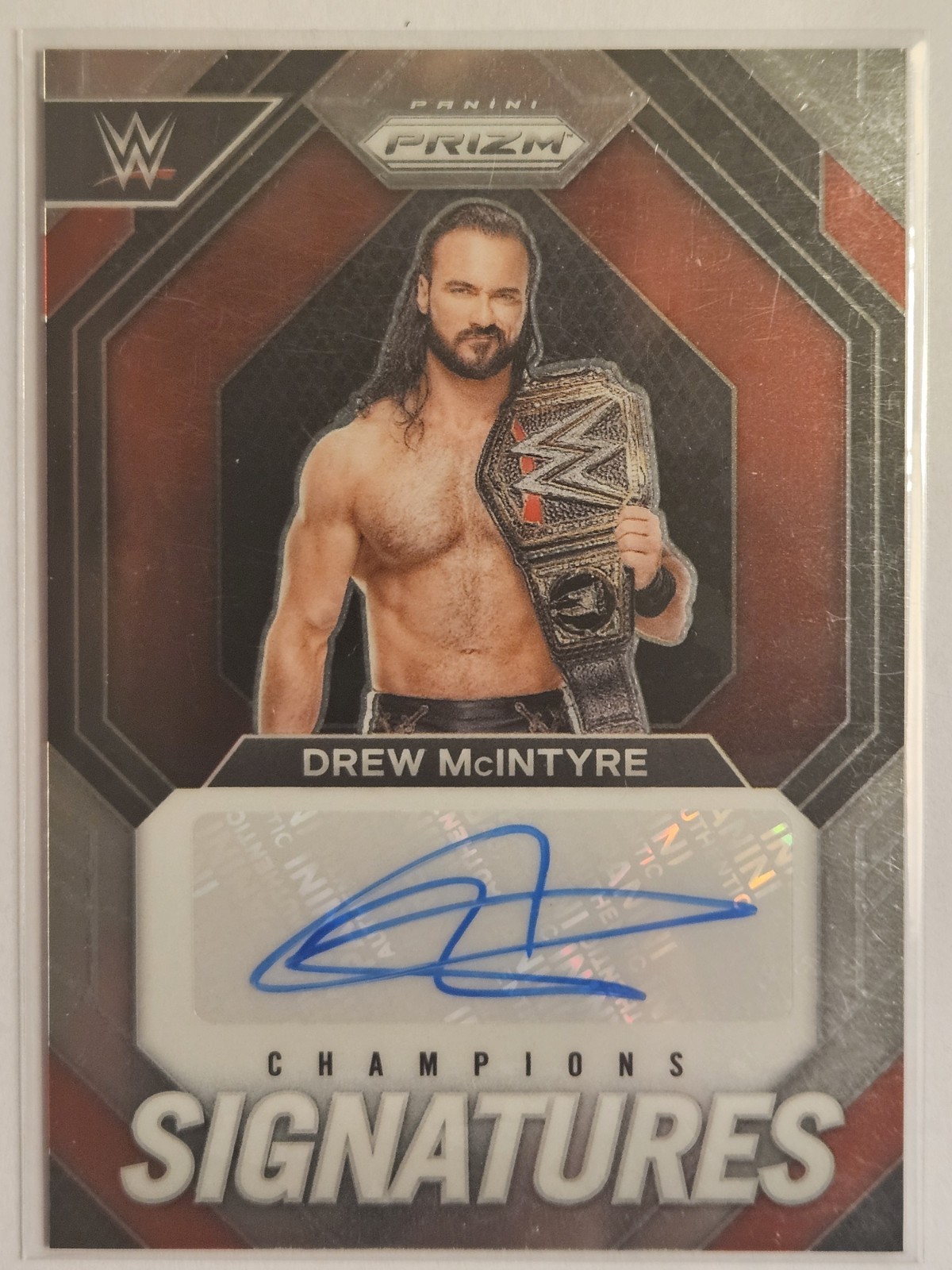 2024 Panini Prizm WWE Drew McIntyre Champions Signatures Auto 2024 Panini Prizm WWE Drew McIntyre Champions Signatures Auto