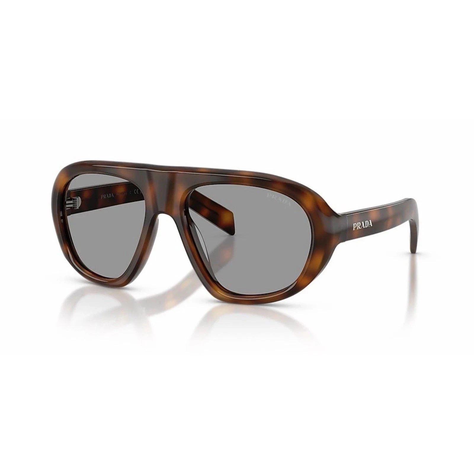 PRADA PR C05S 20D50Q Tortoise Grey Lens Oversized Sunglasses AUTHENTIC PRADA PR C05S 20D50Q Tortoise Grey Lens Oversized Sunglasses AUTHENTIC