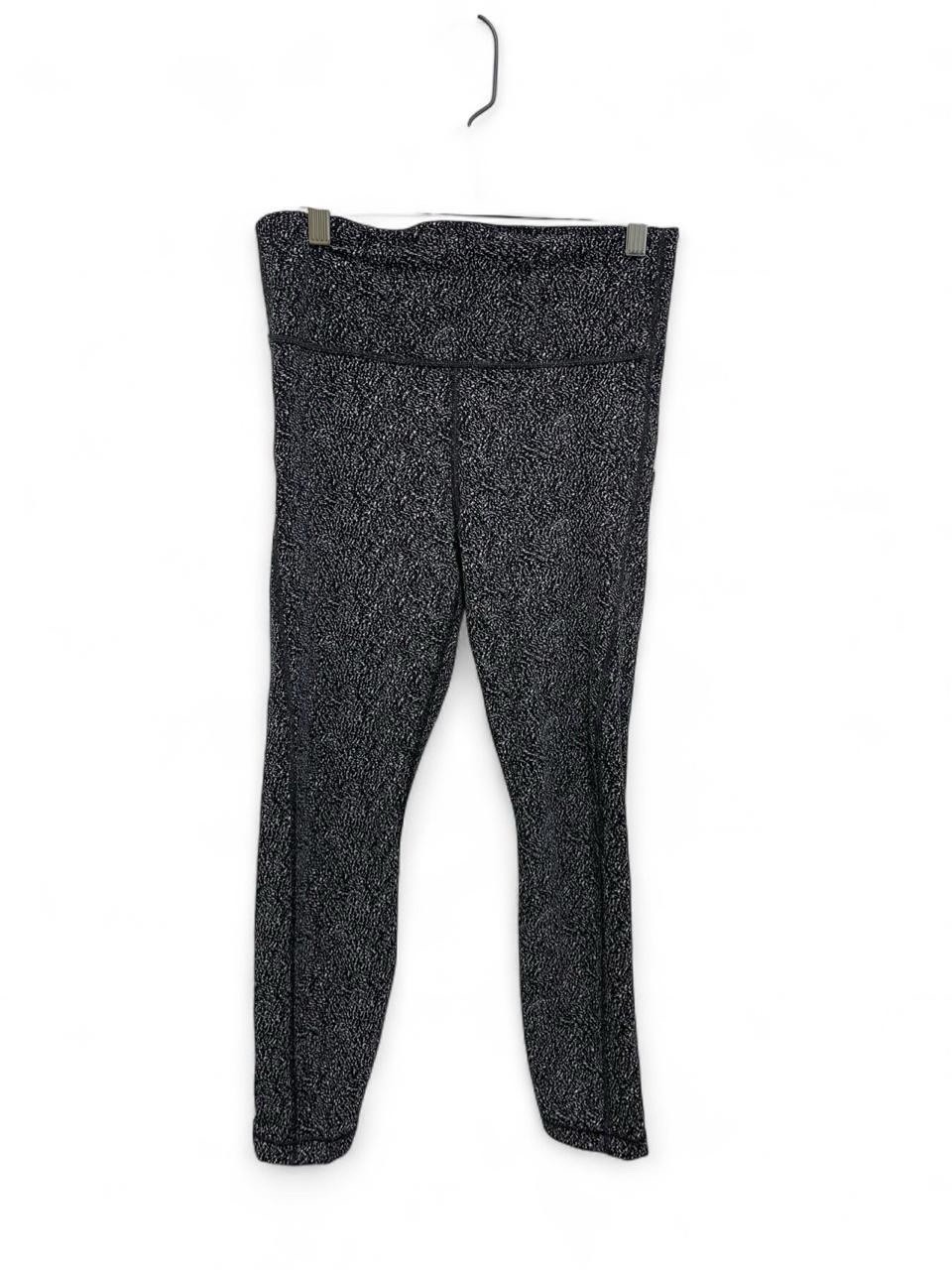 Athleta Black Speckle High-Rise Pocket Leggings Size Medium Athleta Black Speckle High-Rise Pocket Leggings Size Medium