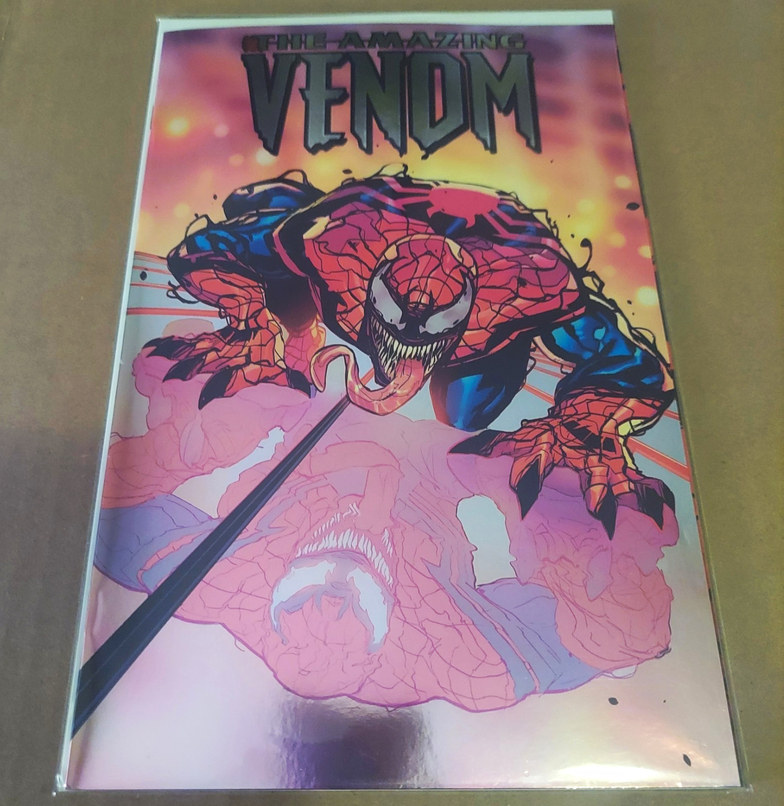 Marvel Comics The Amazing Venom #1 Foil Variant Cover (2026) Marvel Comics The Amazing Venom #1 Foil Variant Cover (2026)
